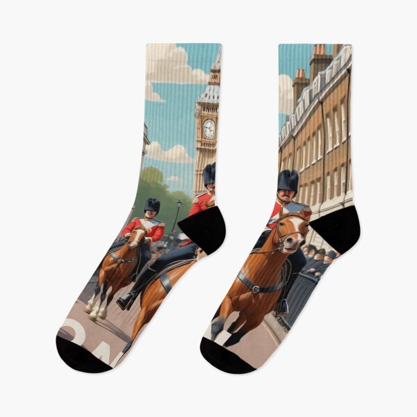 Item preview, The Queen's Guards in London designed and sold by GhumGham.