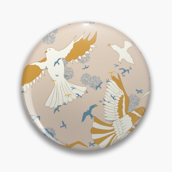 Item preview, Flying Birds {yellow} ~ large designed and sold by vanwylickdesign.