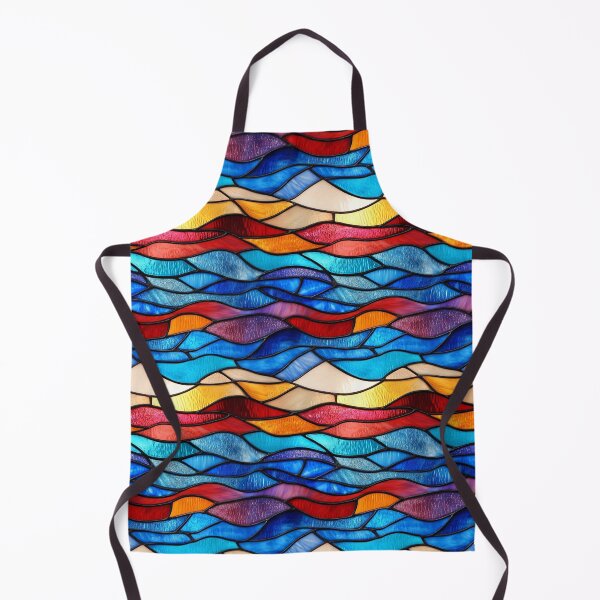 Item preview, Abstract Wave-Like Stained Glass designed and sold by DigitaICraft.