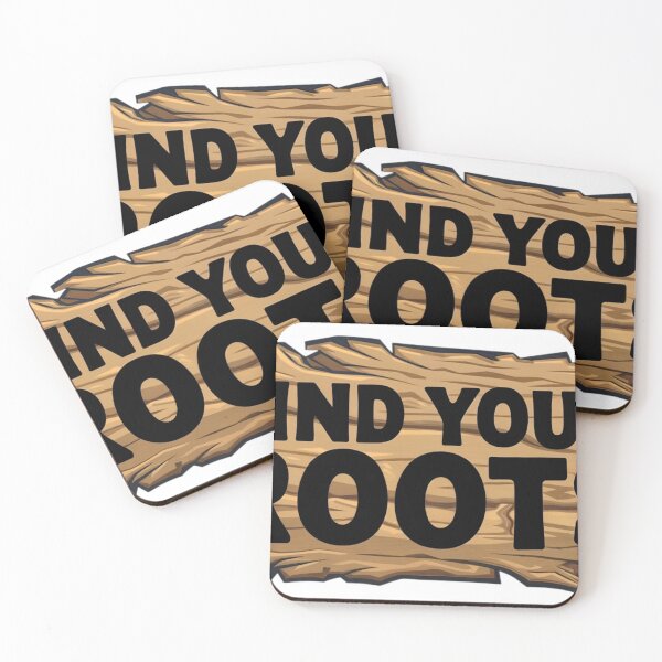 Item preview, Find Your Roots Text on Wooden Background for Heritage Exploration designed and sold by Creative88Art.