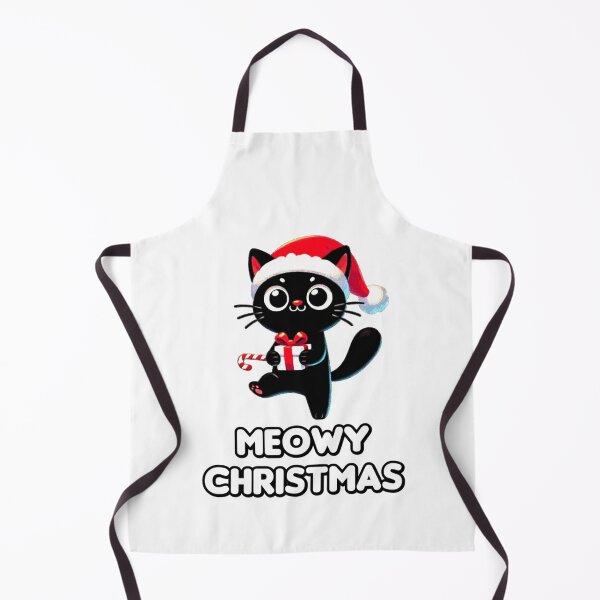 Item preview, Black Cat Christmas Santa Hat Funny Meowy Cats Lovers Matching Family designed and sold by Creat-Des.