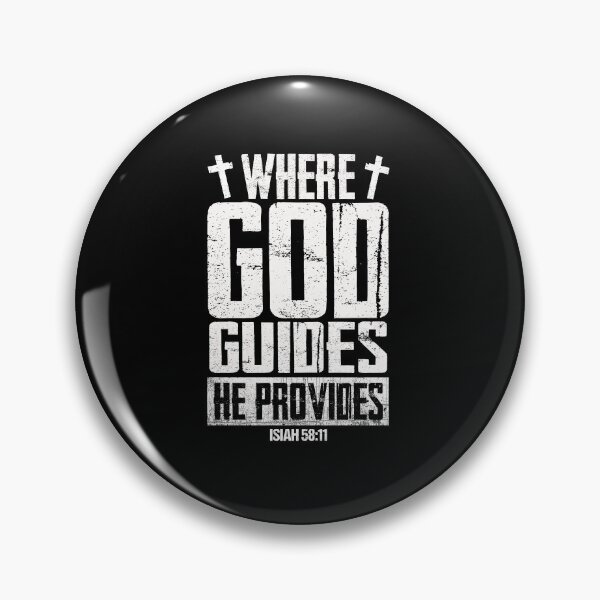 Item preview, Where God Guides He Provides Christianity Design designed and sold by PNGShop.
