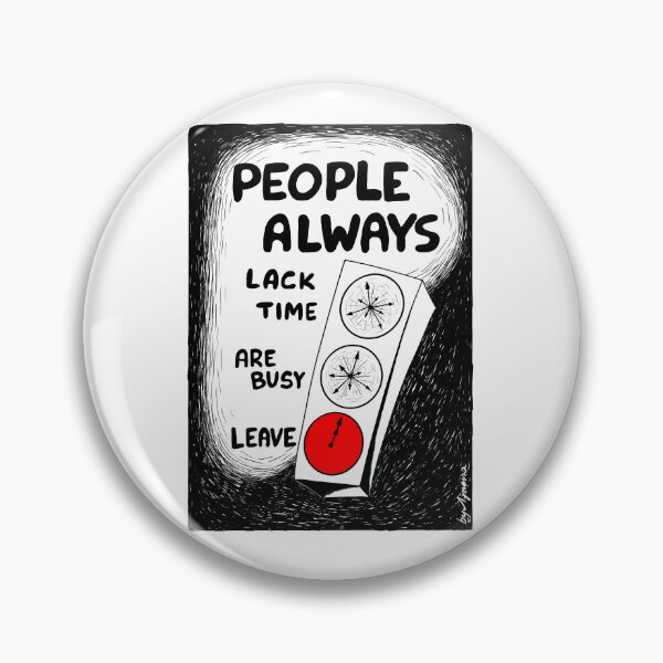 Item preview, People Always Lack Time with cover designed and sold by ByAgnessa.