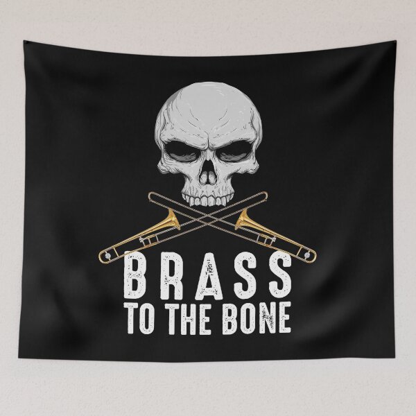Item preview, Brass To The Bone Funny Trombone Player Trombonist Design designed and sold by PNGShop.