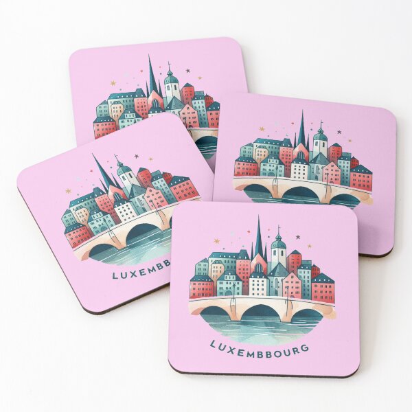 Item preview, Pont Adolphe Luxembourg Minimalist Sticker Design, designed and sold by PaintMeWorld.