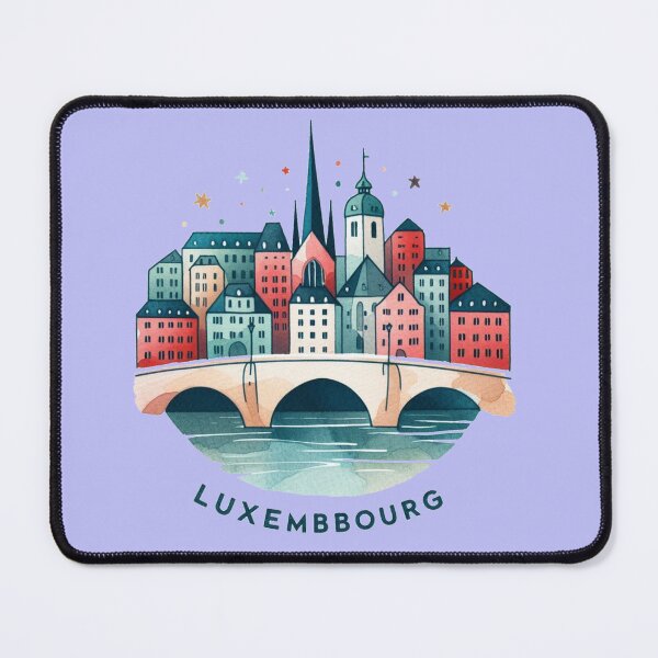 Item preview, Pont Adolphe Luxembourg Minimalist Sticker Design, designed and sold by PaintMeWorld.