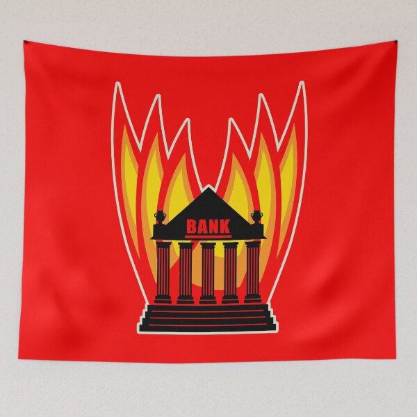 Item preview, Burning bank  designed and sold by studio838.