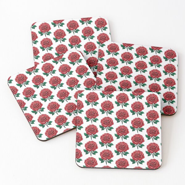 Item preview, Classic Red Rose: A Timeless Floral Emblem designed and sold by REPTISLAV.