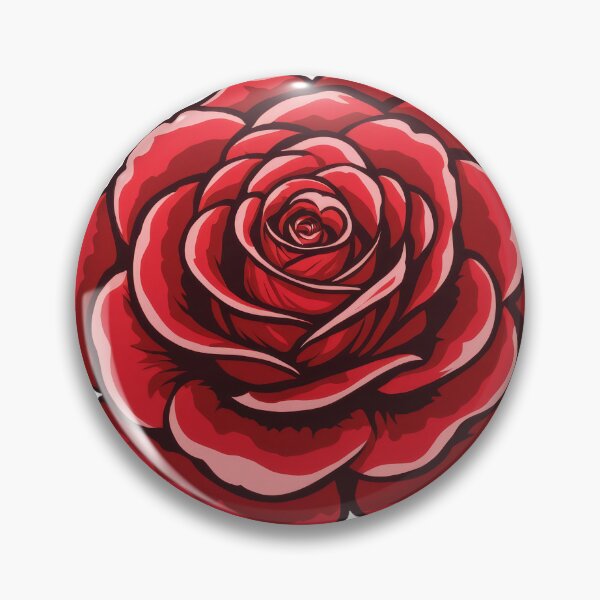 Item preview, Classic Red Rose: A Timeless Floral Emblem designed and sold by REPTISLAV.