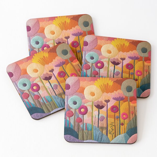 Item preview, Fibre Art Flowers designed and sold by KootenayDesigns.