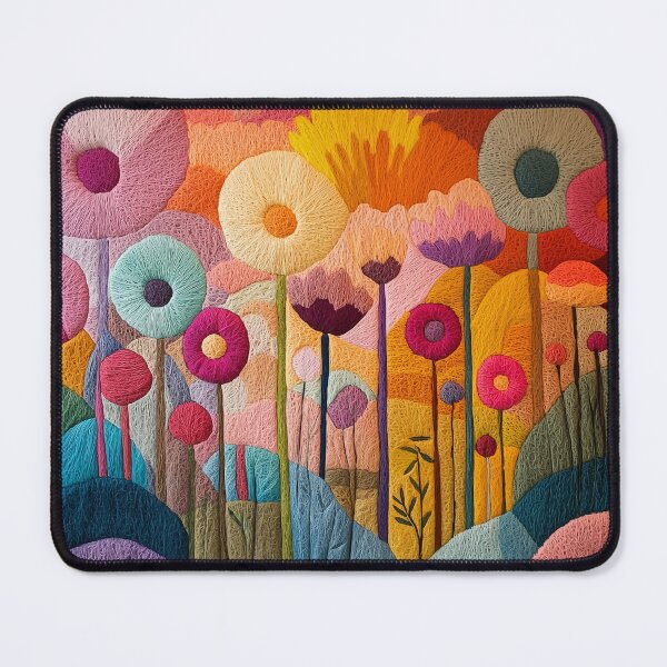 Artikelvorschau, Faserkunst Blumen entworfen und verkauft von KootenayDesigns.