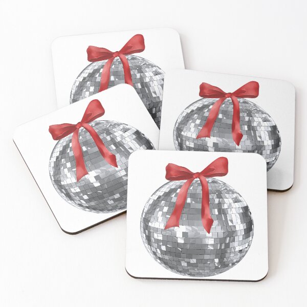 Item preview, Mirrorball Disco Ball Bow Girly Sticker designed and sold by MAISONDEPODIUM.
