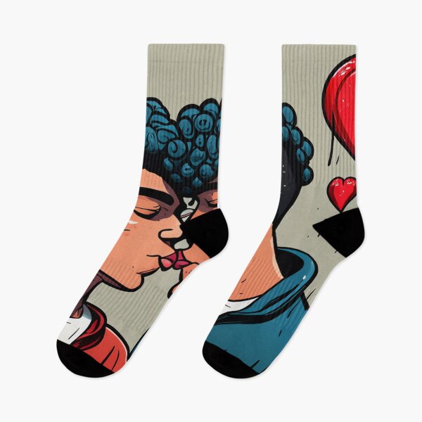 Item preview, Cartoon of two men kissing designed and sold by Photopat.