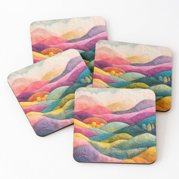 Item preview, Fibre Art Hills designed and sold by KootenayDesigns.