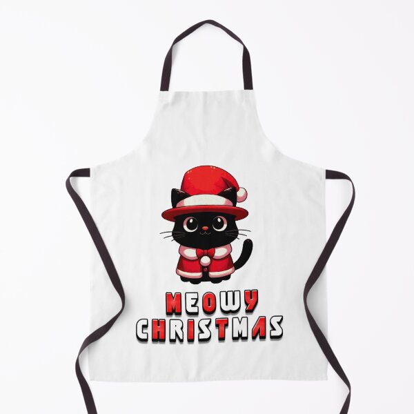 Item preview, Black Cat Christmas Santa Hat Funny Meowy Cats Lovers Matching Family designed and sold by Creat-Des.