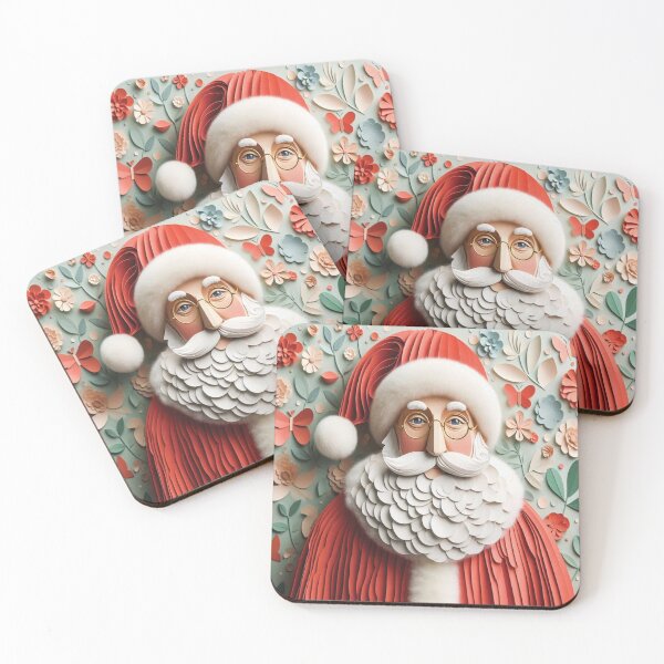 Item preview, Viso Babbo Natale, stile di carta designed and sold by Creaillustra.