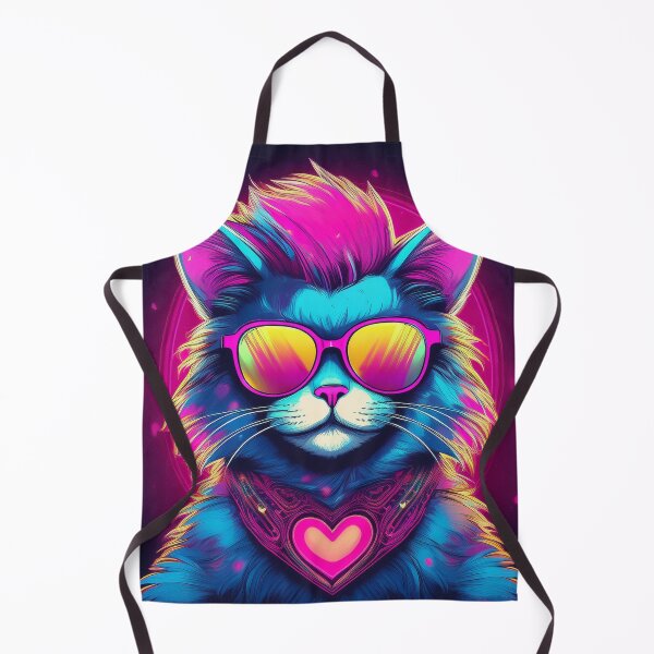 Item preview, Neon colored cat world designed and sold by hutech.