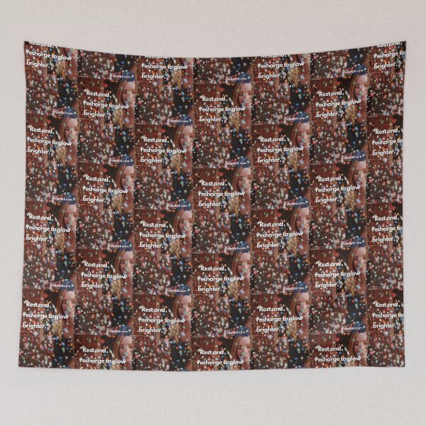 Item preview, "Rest and recharge to glow brighter." designed and sold by CUTESTUFFnow.