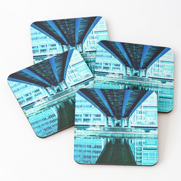 Item preview, Canary Wharf, Middle Dock, DLR bridge designed and sold by CharlottePlaceArt.