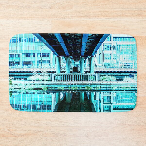 Item preview, Canary Wharf, Middle Dock, DLR bridge designed and sold by CharlottePlaceArt.