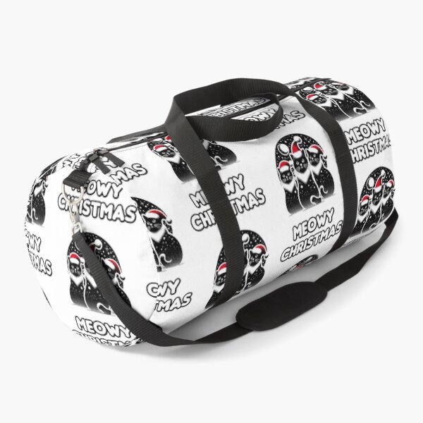 Item preview, Black Cat Christmas Santa Hat Funny Meowy Cats Lovers Matching Family  designed and sold by Creat-Des.
