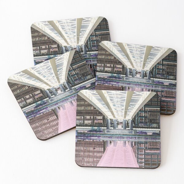Item preview, Canary Wharf, Middle Dock, DLR bridge designed and sold by CharlottePlaceArt.