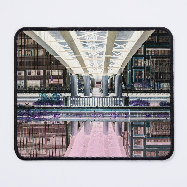 Item preview, Canary Wharf, Middle Dock, DLR bridge designed and sold by CharlottePlaceArt.
