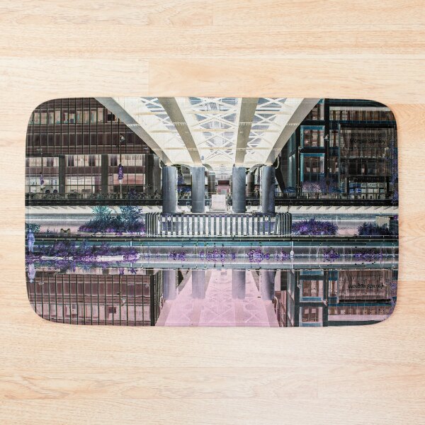 Item preview, Canary Wharf, Middle Dock, DLR bridge designed and sold by CharlottePlaceArt.