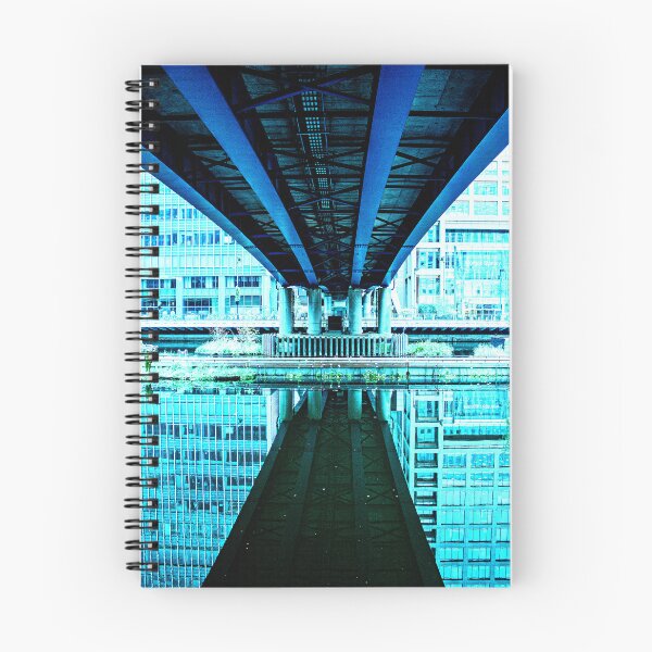Item preview, Canary Wharf, Middle Dock, puente DLR designed and sold by CharlottePlaceArt.