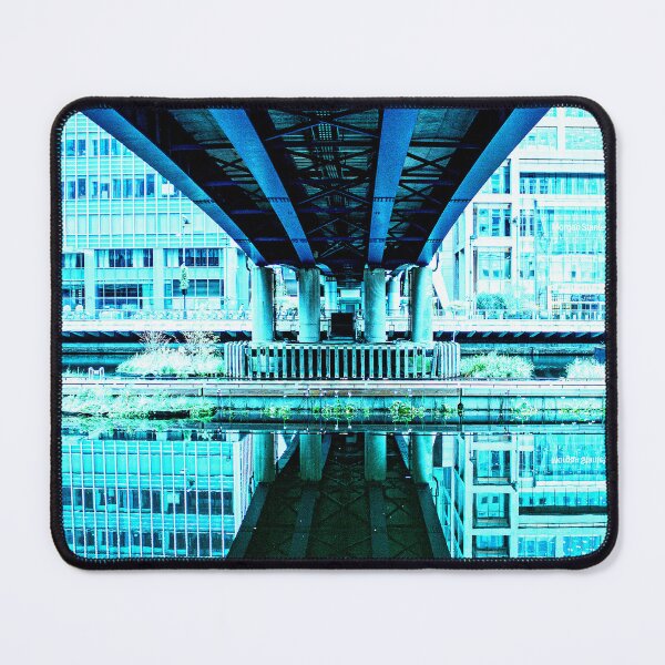 Item preview, Canary Wharf, Middle Dock, DLR bridge designed and sold by CharlottePlaceArt.