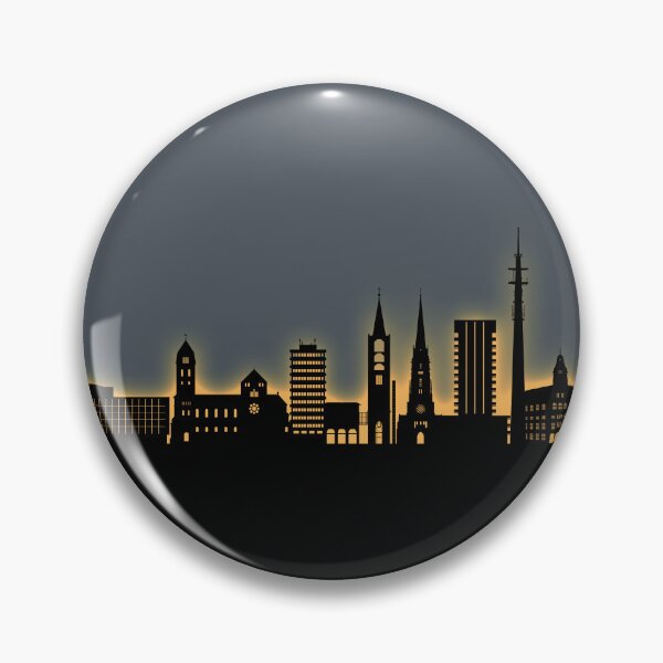 Item preview, Gelsenkirchen Germany Skyline designed and sold by ArtPrints.