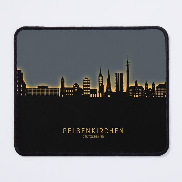 Item preview, Gelsenkirchen Germany Skyline designed and sold by ArtPrints.