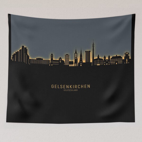 Item preview, Gelsenkirchen Germany Skyline designed and sold by ArtPrints.
