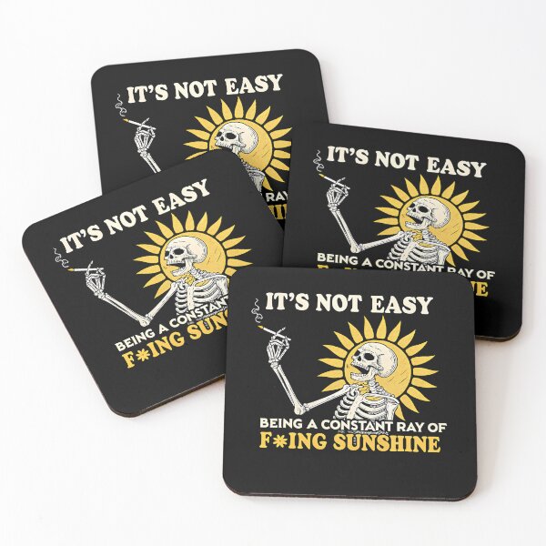 Item preview, Retro Skeleton – Sarcastic Sunshine Quote Art designed and sold by FocusedPatterns.