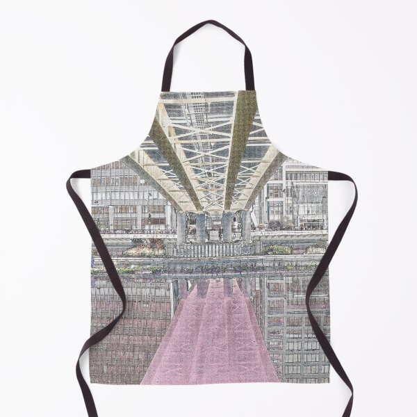 Item preview, Canary Wharf, Middle Dock, DLR bridge designed and sold by CharlottePlaceArt.