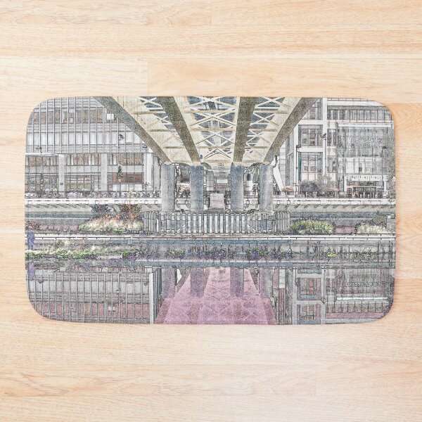 Item preview, Canary Wharf, Middle Dock, DLR bridge designed and sold by CharlottePlaceArt.