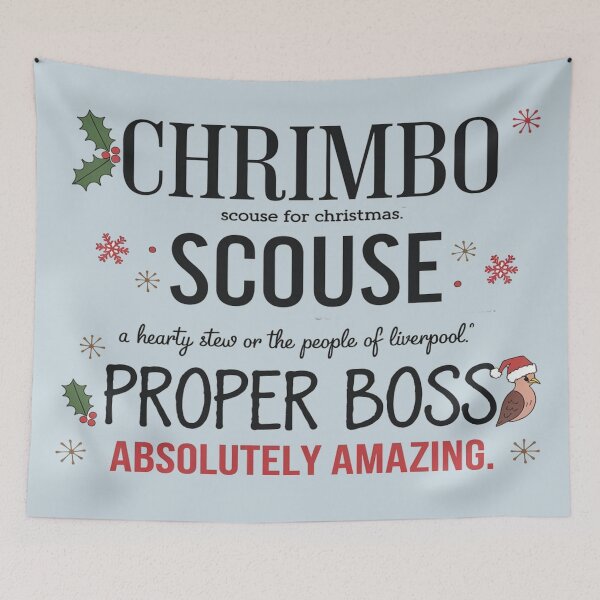 Item preview, Scouse Christmas Dictionary- Liverpool Christmas designed and sold by Globalcitytees.