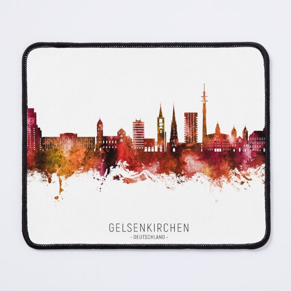 Item preview, Gelsenkirchen Germany Skyline designed and sold by ArtPrints.