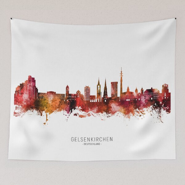Item preview, Gelsenkirchen Germany Skyline designed and sold by ArtPrints.