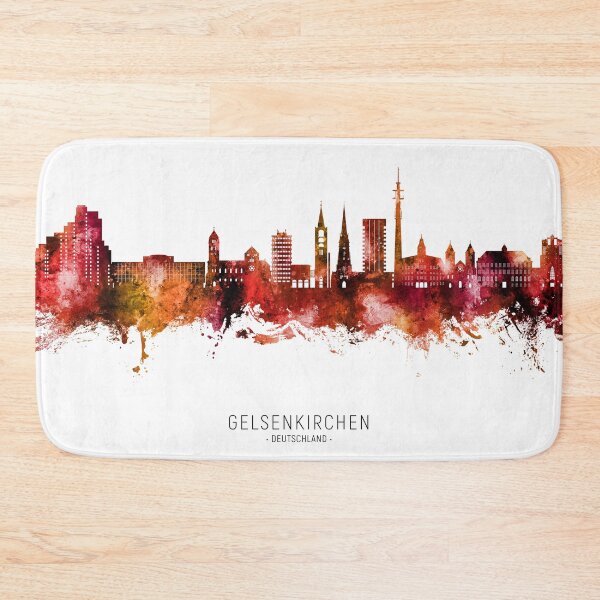Item preview, Gelsenkirchen Germany Skyline designed and sold by ArtPrints.