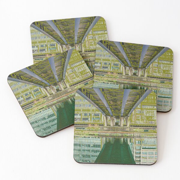 Item preview, Canary Wharf, Middle Dock, DLR bridge designed and sold by CharlottePlaceArt.