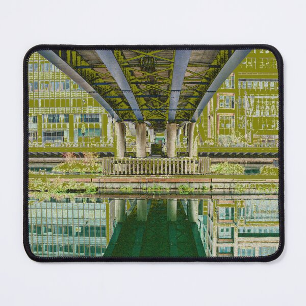 Item preview, Canary Wharf, Middle Dock, DLR bridge designed and sold by CharlottePlaceArt.