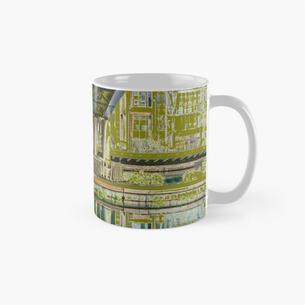 Item preview, Canary Wharf, Middle Dock, DLR bridge designed and sold by CharlottePlaceArt.