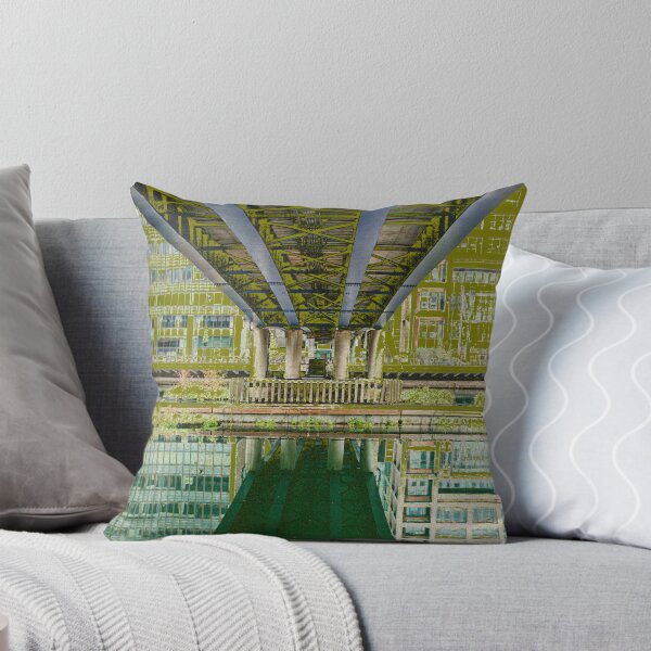 Item preview, Canary Wharf, Middle Dock, DLR bridge designed and sold by CharlottePlaceArt.