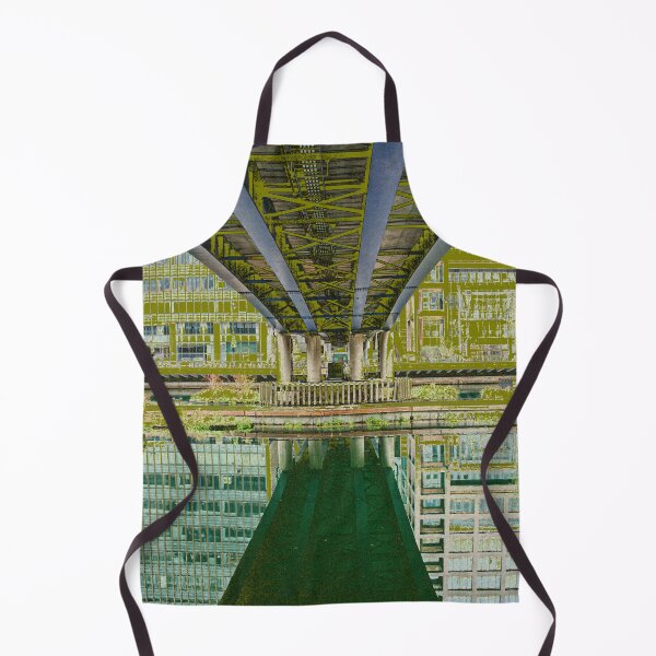 Item preview, Canary Wharf, Middle Dock, DLR bridge designed and sold by CharlottePlaceArt.