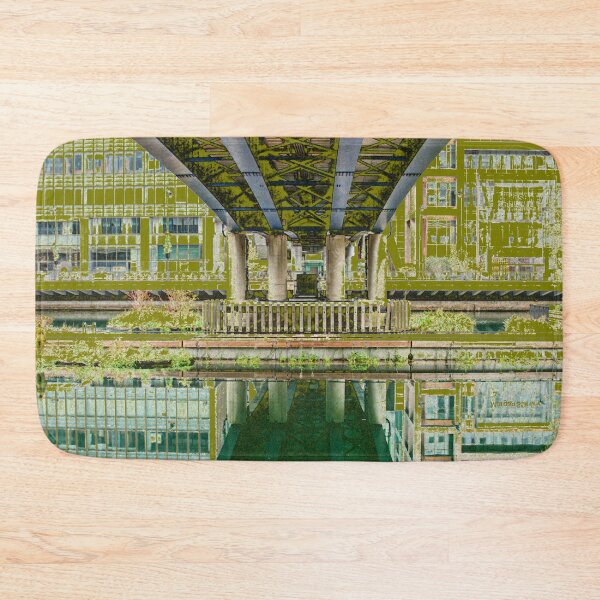 Item preview, Canary Wharf, Middle Dock, DLR bridge designed and sold by CharlottePlaceArt.