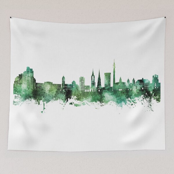 Item preview, Gelsenkirchen Germany Skyline designed and sold by ArtPrints.