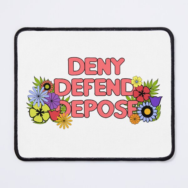 Item preview, Deny Defend Depose - Floral designed and sold by marieofroumania.