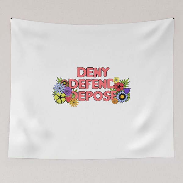 Item preview, Deny Defend Depose - Floral designed and sold by marieofroumania.