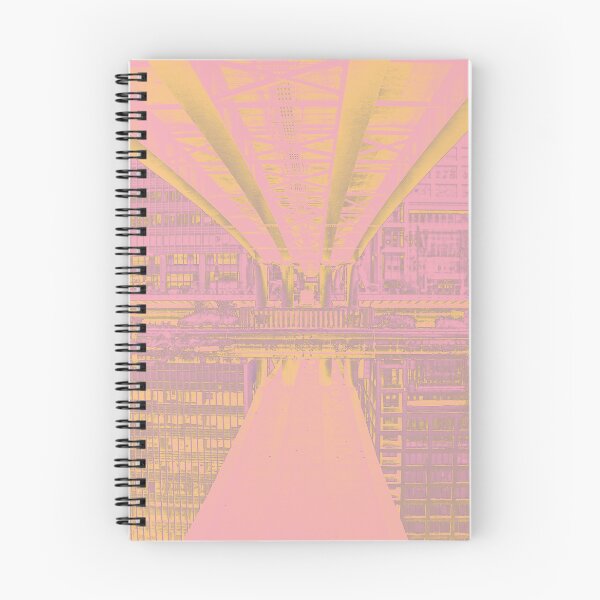 Item preview, Canary Wharf, Middle Dock, puente DLR designed and sold by CharlottePlaceArt.